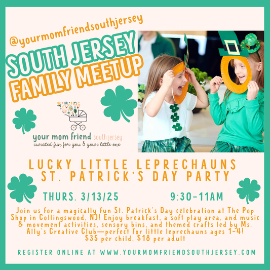 Lucky Little Leprechauns St. Patrick’s Day Party Thurs. 3/13 (Registration closed)